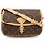 Bolsa de Ombro Louis Vuitton Monogram Sologne Marrom