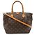 Sac à main Louis Vuitton Monogram Turenne PM Marron