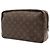 Louis Vuitton Monogram Trousse Toilette 28 Clutch Bag Marrone - vista 3
