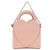 Autre Marque Borsa a mano in pelle rosa Tiffany - vista 2