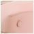 Autre Marque Borsa a mano in pelle rosa Tiffany - vista 3