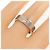 Anello Cartier Love in oro bianco - vista 4