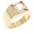 Anello Cartier in quarzo rutilo e oro giallo 18K