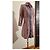 Abito in tweed multicolore Maje Bianco Rosso Blu - vista 5
