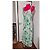 Autre Marque Rixo Cécile Maxikleid mit Tropenprint Pink Grün - Ansicht 7