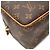 Louis Vuitton Monogram Trousse Toilette 25 Travel Pouch Clutch Bag Marrone - vista 4