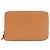 Hermès Portafoglio lungo Hermes Azap Combine Round Cammello - vista 2