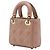 Autre Marque Dior Brown Micro Lambskin Cannage Lady Dior Marrone Carne - vista 2