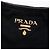 Borsa a tracolla Prada in Tessuto con rifiniture in Saffiano nero - vista 5