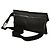 Bolso cinturón Gucci de lona GG negra con doble bolsillo Negro - vista 2