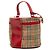 Necessaire Burberry Beige Haymarket Check Canvas - vista 2