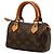Louis Vuitton Brown Monogram Mini Speedy HL Marron - vue 2