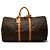 Louis Vuitton Brown Monogram Keepall 55 Castaño