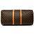 Louis Vuitton Brown Monogram Keepall 55 Castaño - vista 3