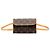 Louis Vuitton Brown Monogram Pochette Florentine Marrone