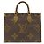 Louis Vuitton Brown Monogram Reverse Giant OnTheGo MM Castaño