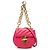 Bolsa Drew Bijou Chloé em couro acolchoado rosa Nano
