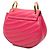 Bolsa Drew Bijou Chloé em couro acolchoado rosa Nano - vista 2