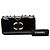 Chanel Black CC Patent Lipstick Ligne Flap Negro - vista 7