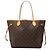 Louis Vuitton Brown Monogram Neverfull MM Marron