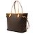 Louis Vuitton Brown Monogram Neverfull MM Marron - vue 2