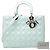Autre Marque Dior Blue Large Patent Cannage Lady Dior Azul Azul claro - vista 7