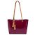 Louis Vuitton Purple Monogram Vernis Long Beach PM Lila