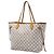 Louis Vuitton White Damier Azur Neverfull MM Blanco - vista 2