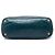 Sac cabas convertible Prada en Vitello Shine vert avec poche frontale Vert foncé - vue 3