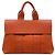 Hermès Orange Toile and Swift Valparaiso PM Arancione