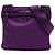 Prada Bolso Crossbody de Tessuto Morado con Cierre de Cremallera Púrpura