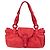 Bolso de hombro LOEWE Red Anagram de ante Roja