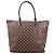Louis Vuitton Brown Damier Ebene Saleya GM Castaño