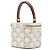 Céline Celine Mini Triomphe Vanity Case aus beschichtetem Canvas in Weiß - Ansicht 2