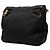 Double Bolsa Messenger Prada em Tessuto preta com zíper e fivela dupla Preto - vista 2