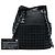 Bolsa Bucket Chanel em malha CC preta e couro de bezerro perfurado Preto - vista 6
