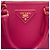 Prada Borsa Satchel Small Saffiano Lux Promenade Rosa - vista 5