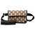 Gucci Slim Gürteltasche aus beiger GG-Wolle - Ansicht 7