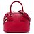 Borsa Gucci Red Mini Calfskin GG Charm Dome Satchel Rosso