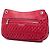Borsa a tracolla Miu Miu in nappa matelassé rossa con catena di cristalli Rosso - vista 2