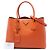 Sac à main Prada Orange Medium Saffiano Cuir Double Handle Satchel - vue 7