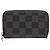 Louis Vuitton Zippy Münzbeutel Damier Graphite Schwarz