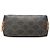 Céline Celine Brown Triomphe Clutch mit Kette aus beschichtetem Canvas Braun Dunkelbraun - Ansicht 3