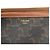 Céline Celine Brown Triomphe Clutch mit Kette aus beschichtetem Canvas Braun Dunkelbraun - Ansicht 5