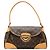 Louis Vuitton Brown Monogram Beverly MM Marrone