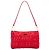 Prada Red Tessuto Gaufre Schultertasche Rot