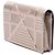 Diorama Wallet on Chain aus gold-metallischem Lackleder mit Microcannage-Muster Dior Golden - Ansicht 2
