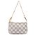 Louis Vuitton White Damier Azur Mini Pochette Accessoires Weiß