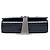 Autre Marque Saint Laurent Black Small Croc Embossed Leather Monogram Kate Tassel Crossbody Nero - vista 3