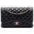 Chanel Black Jumbo Classic Lambskin Double Flap Schwarz